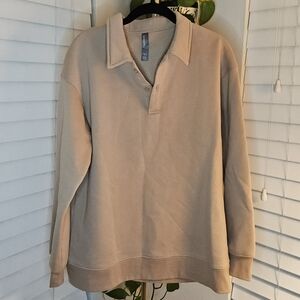 Mondetta Women's Beige Sweatshirt